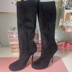 Bebe Melanie Black Boots Size 9